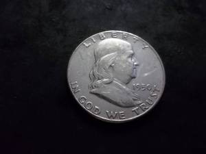 lot 117 image: 1950 Franklin Half Dollar