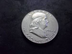 lot 144 image: 1962 D Franklin Half Dollar