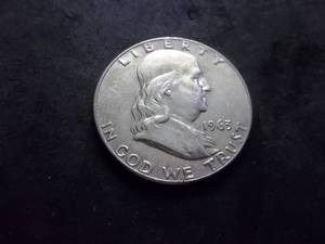 lot 146 image: 1963 D Franklin Half Dollar