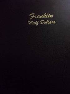 lot 147 image: Dansco Franklin Half Dollars Brown Album With Protective Sliders