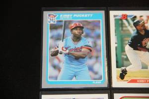Kirby Puckett Baseball Card Lot w Rookie Card  16 Cards