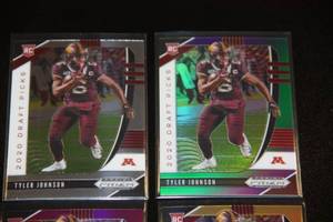 2019 Prizm Draft Tyler Johnson Rookie Rainbow Lot  4 Cards
