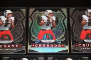 2020 Prizm Draft Lamar Jackson #70 Lot  5 Cards