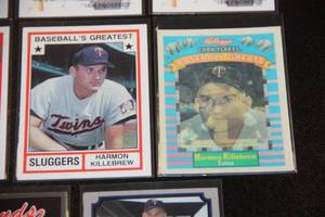 Harmon Killebrew Baseball Card Lot  8 Cards