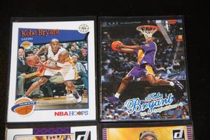 Kobe Bryant Basketball Card Lot  4 Cards