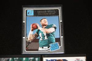 Carson Wentz Rookie Card Lot  3 Cards