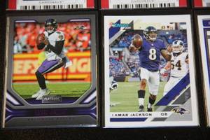 Lamar Jackson Football Card Lot  6 Cards
