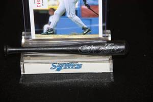 Louisville Slugger Ken Griffey Jr Miniature Replica Bat Display