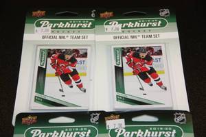 2019-20 Parkhurst New Jersey Devils and Minnesota Wild Team Set Lot