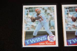 1985 Topps Kirby Puckett Rookie Card Lot  2 Cards