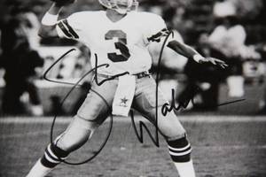 Dallas Cowboys Steve Walsh 8x10 Photo Auto