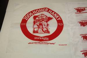 Minnesota Twins Homer Hankey Lot  7 Hankies
