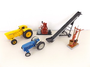lot 50 image: Lot of Misc Ertl 116 Tractors, Engines, Pumps, etc.