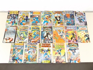 lot 56 image: Lot of 19 Marvel Comics Captain America Comic Books