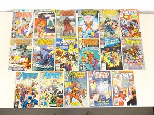 lot 60 image: Lot of 17 Marvel Comics Avengers West Coast Comic Books