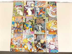 lot 63 image: Lot of 12 Marvel Comics Silver Surfer Comic Books