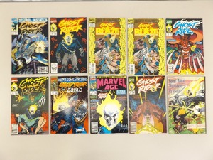 lot 67 image: Lot of 10 Marvel Comics Ghost Rider Comic Books