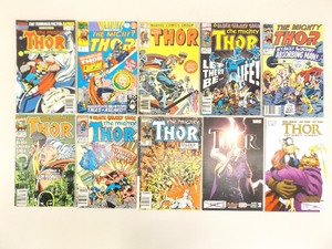 lot 69 image: Lot of 10 Marvel Comics The Mighty Thor Comic Books
