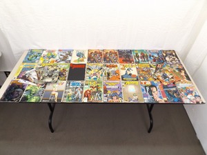 lot 74 image: Lot of 41 First Issue #1 Marvel, DC, etc. Comic Books