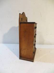 lot 21 image: Small Wooden Spice Cabinet