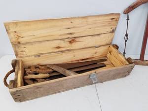 Collection of Wooden Handled Saws
