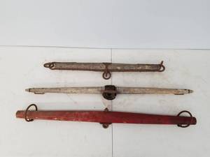 Three Vintage Ox Yokes