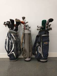 Three Sets of Golf Clubs