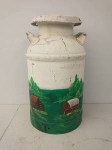 Painted Milk Can