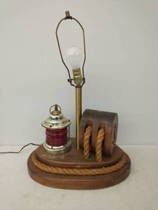 Nautical themed lamp