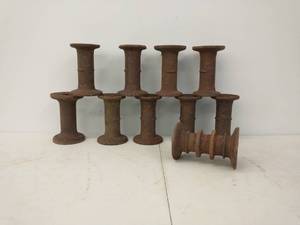 Ten Metal Spools