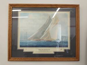 Yachts of the Americas Cup Framed Art
