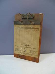 lot 36 image: VINTAGE Farnham Minneapolis Clipboard