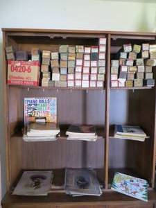 lot 43 image: Huge Collection of Player Piano Rolls & Sheet Music