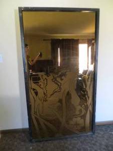 lot 66 image: VINTAGE Mirrored Panel 22