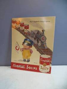 lot 91 image: Metal Campbells Soups Sign