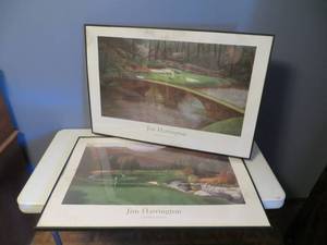 lot 170 image: 2 Framed Art Prints by Jim Harrington