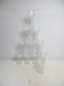 lot 175 image: 11 VINTAGE Pepsi Cola Glasses