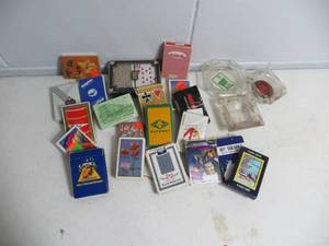lot 192 image: Playing Cards & Ashtrays