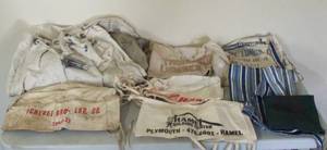 lot 260 image: Misc Canvas Bags, Laundry bags and Apron