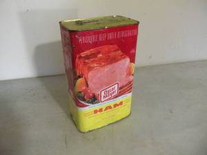 lot 360 image: Ham tin box