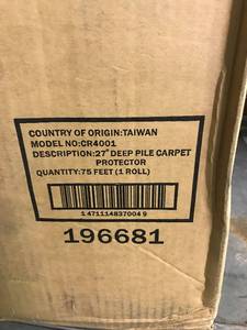 lot 6 image: Deep Pile Carpet Protector