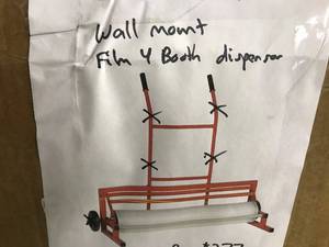 lot 29 image: Wall Mount Foil Dispenser