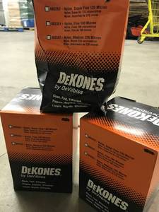 lot 62 image: DeKones by Devilbiss Paint Strainers