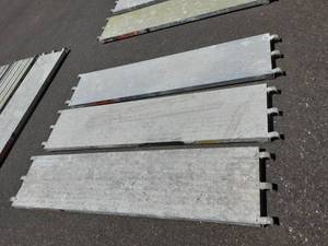 lot 5 image: 3-Metal Tech 7 Ft. 19 Inches Aluminum Platforms (75 Lbs. Per Sq. Ft.)