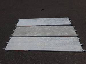 lot 7 image: 3-Metal Tech 7 Ft. 19 Inches Aluminum Platforms (75 Lbs. Per Sq. Ft.)