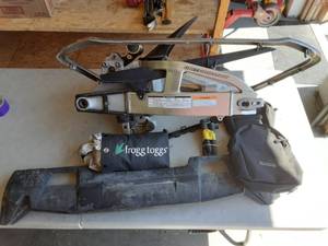 lot 22 image: Honda 900R Swing Arm, Other ATV Parts & Accessories & Chevy Silverado Side Mirror.