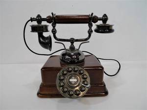 lot 161 image: Vintage Style Rotary Push Button Telephone