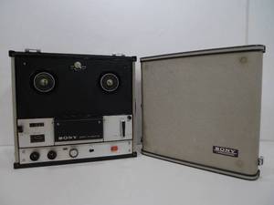 lot 165 image: Working Vintage SONY TC-105 Reel to Reel Tapecorder