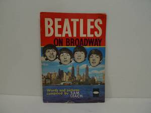 lot 166 image: Vintage BEATLES ON BROADWAY Program