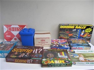lot 44 image: Lot of Assorted Board Games